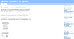 Desktop Screenshot of jakoblog.de